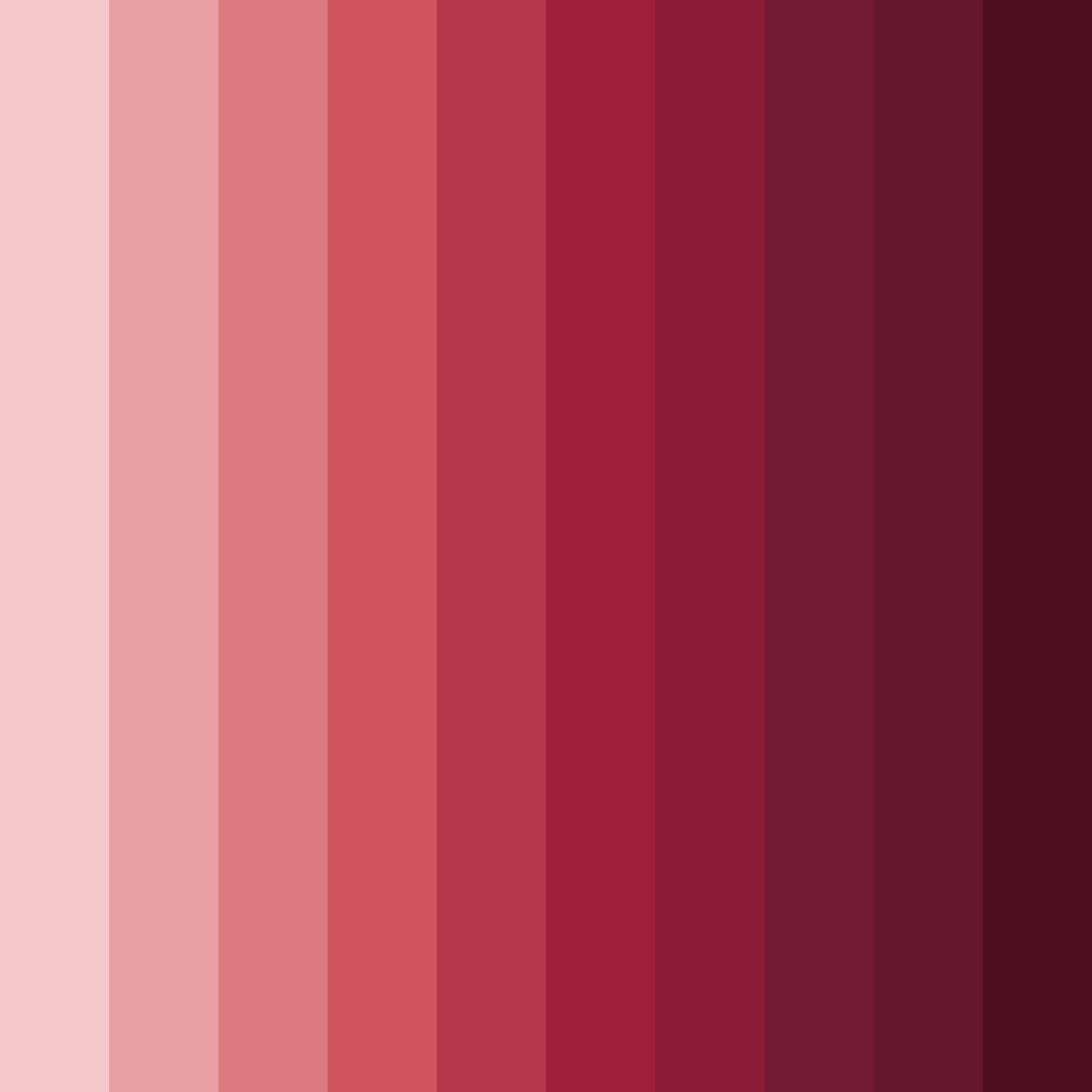 Download wine red shades color palette PNG image (square)
