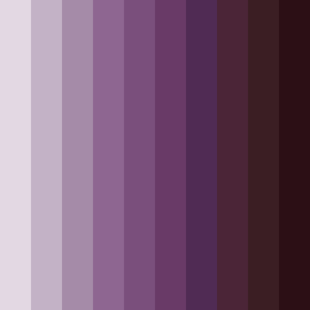Download dusty amethyst dreams color palette PNG image (square)