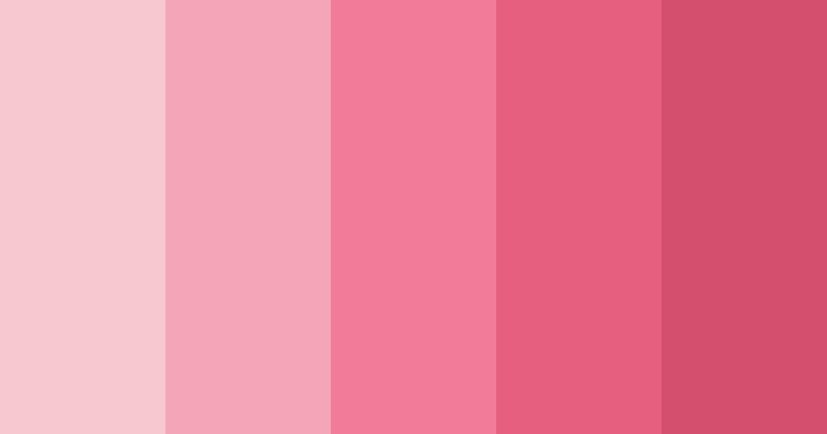 Download pink cupcake color palette PNG image (landscape)