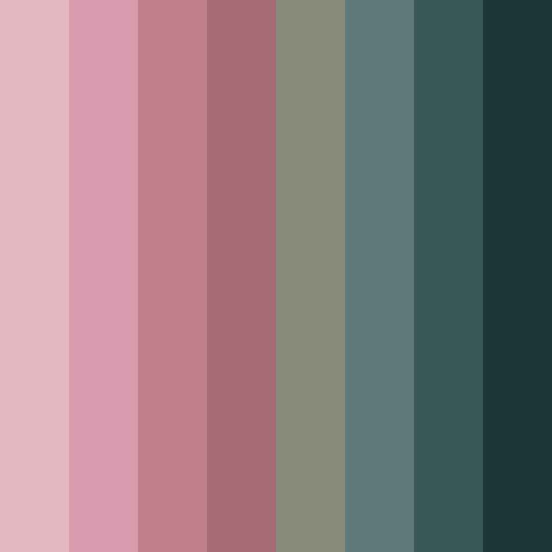 Download feathers of dusk color palette PNG image (square)