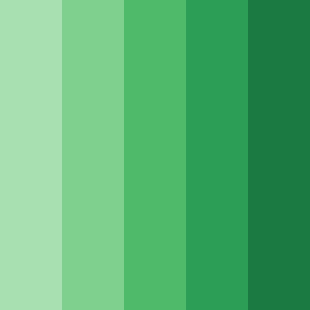 Download emerald oasis color palette PNG image (square)