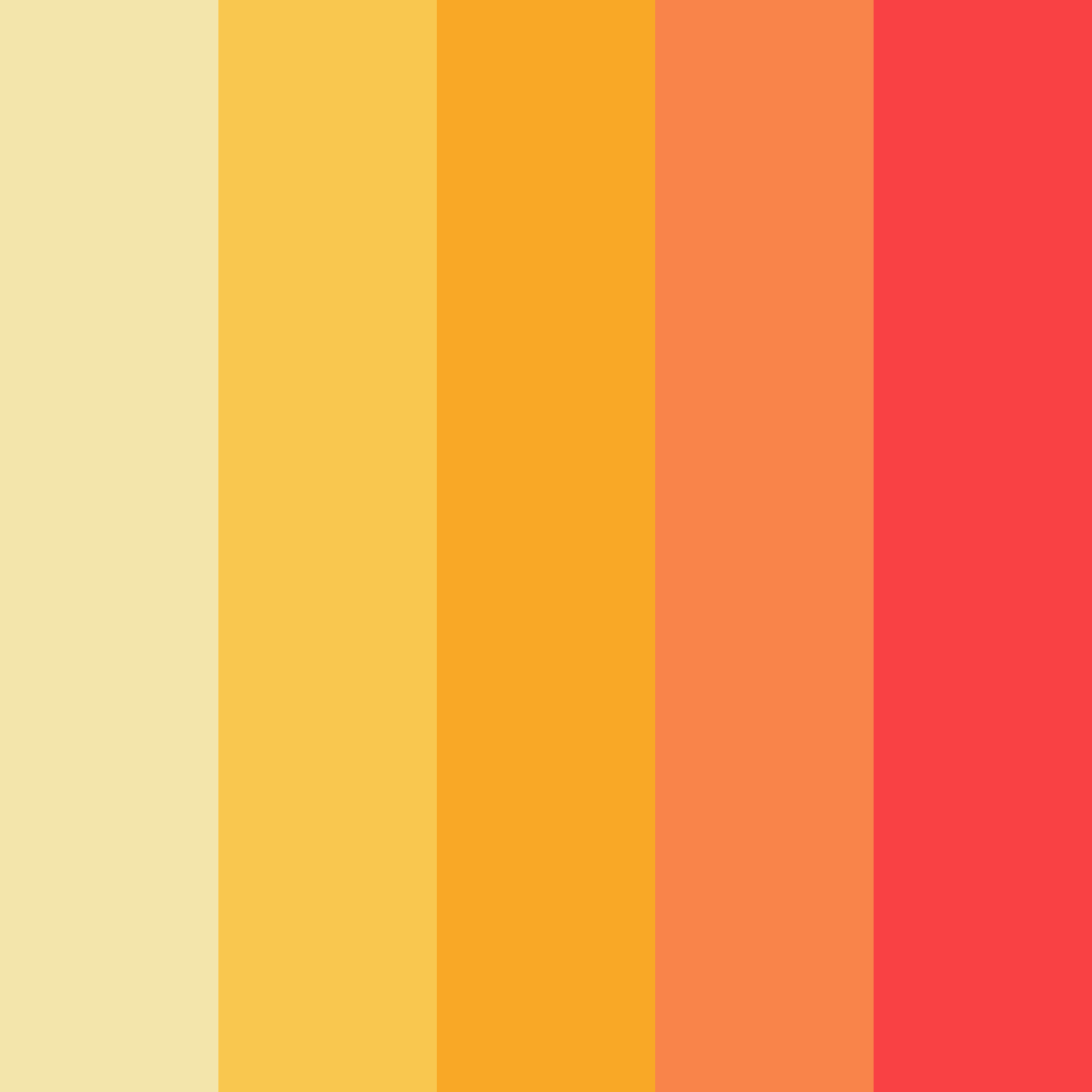 Download sunny dismissal color palette PNG image (square)