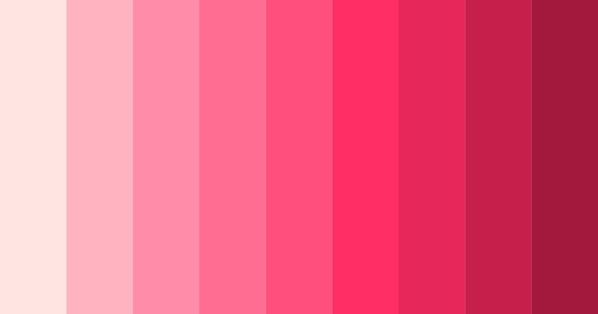 Download pastel pink dream color palette PNG image (landscape)