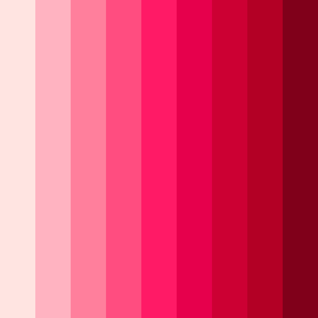 Download pink dreamy color palette PNG image (square)