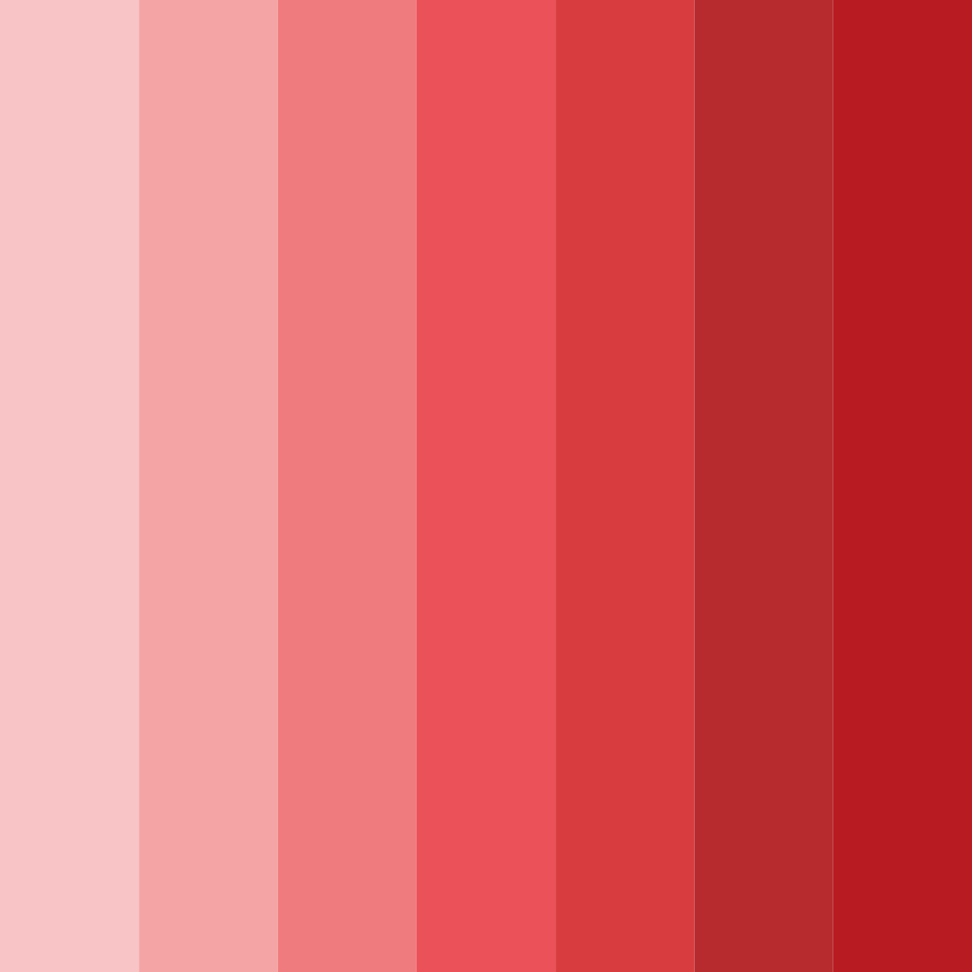 Download crimson hues color palette PNG image (square)