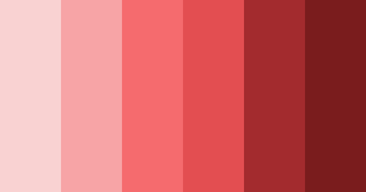 Download dark red color palette PNG image (landscape)