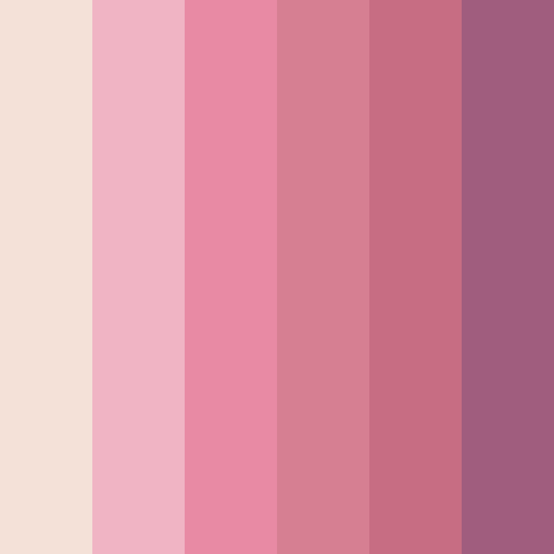 Download whispers of blush color palette PNG image (square)