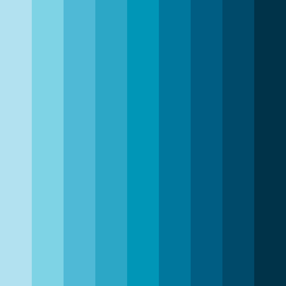 Download teal ariel color palette PNG image (square)