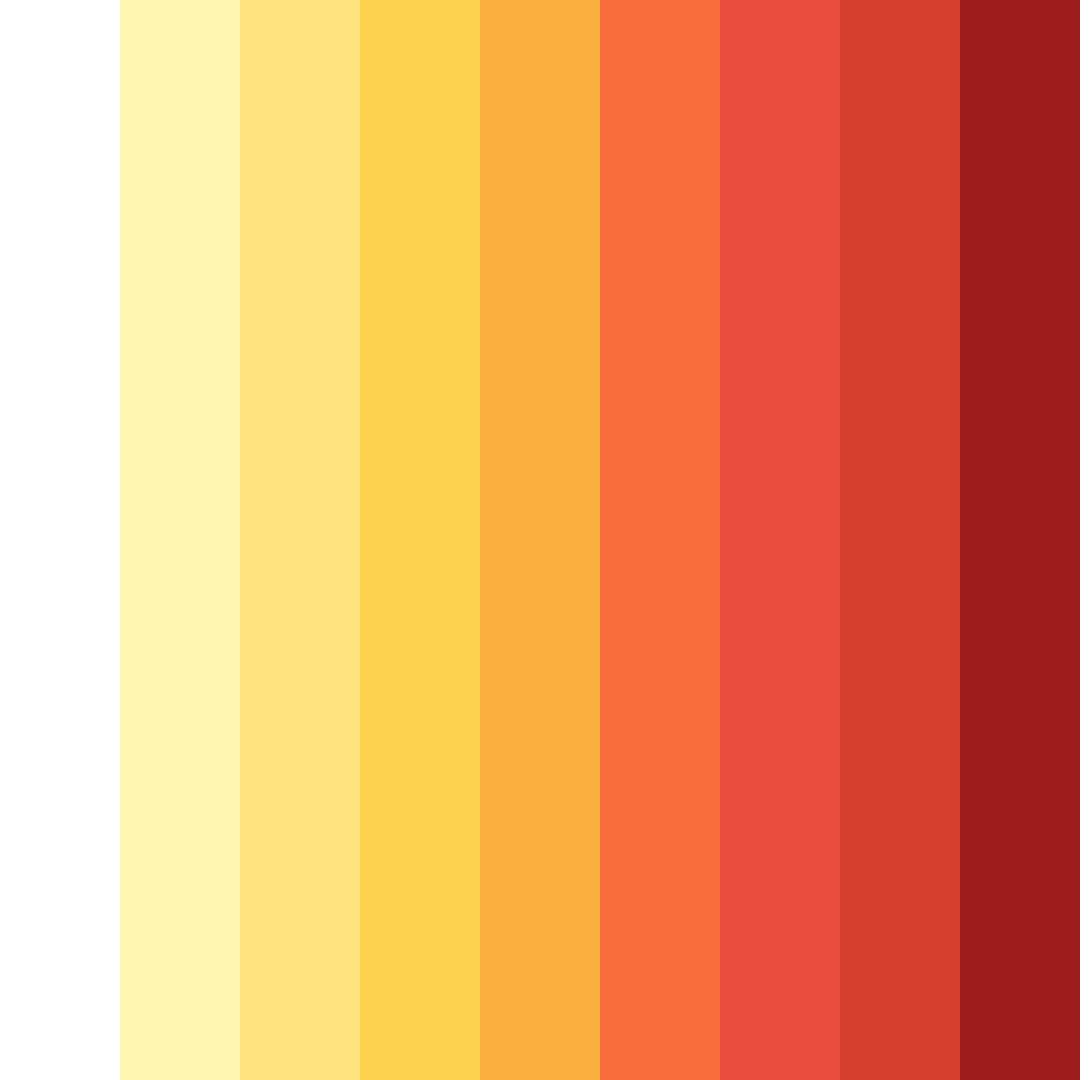 Download sunny crimson delight color palette PNG image (square)