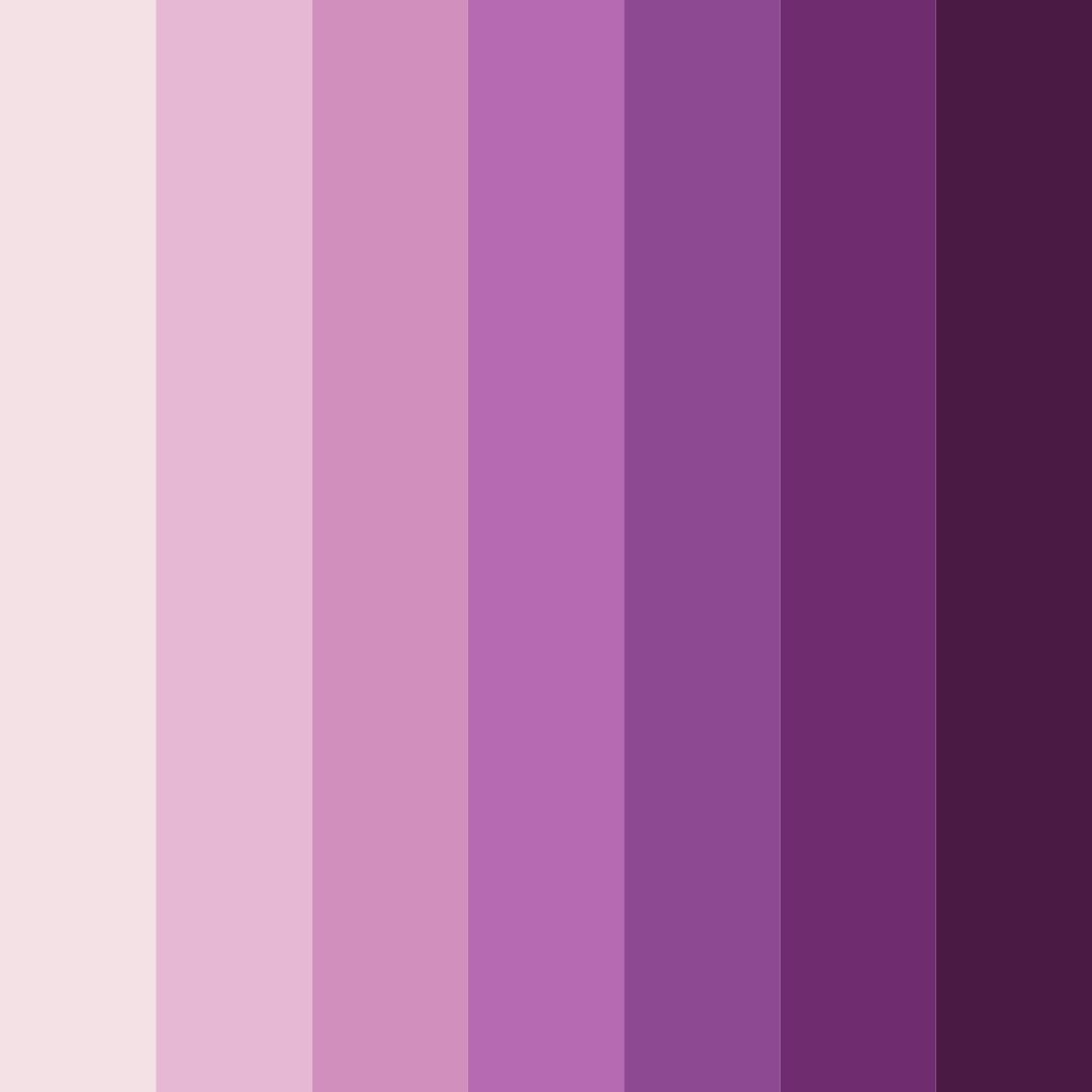Download pink night color palette PNG image (square)