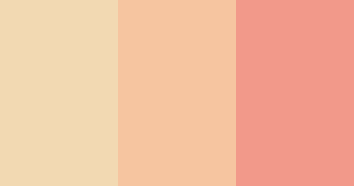 Download peachy cats color palette PNG image (landscape)