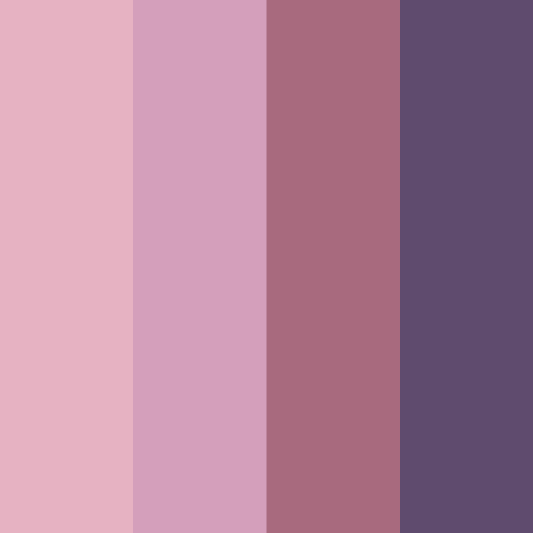Download muted pink color palette PNG image (square)