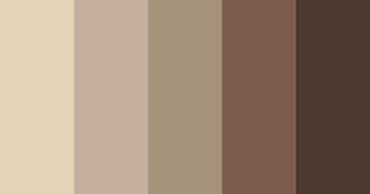 Download brown shrine color palette PNG image (landscape)