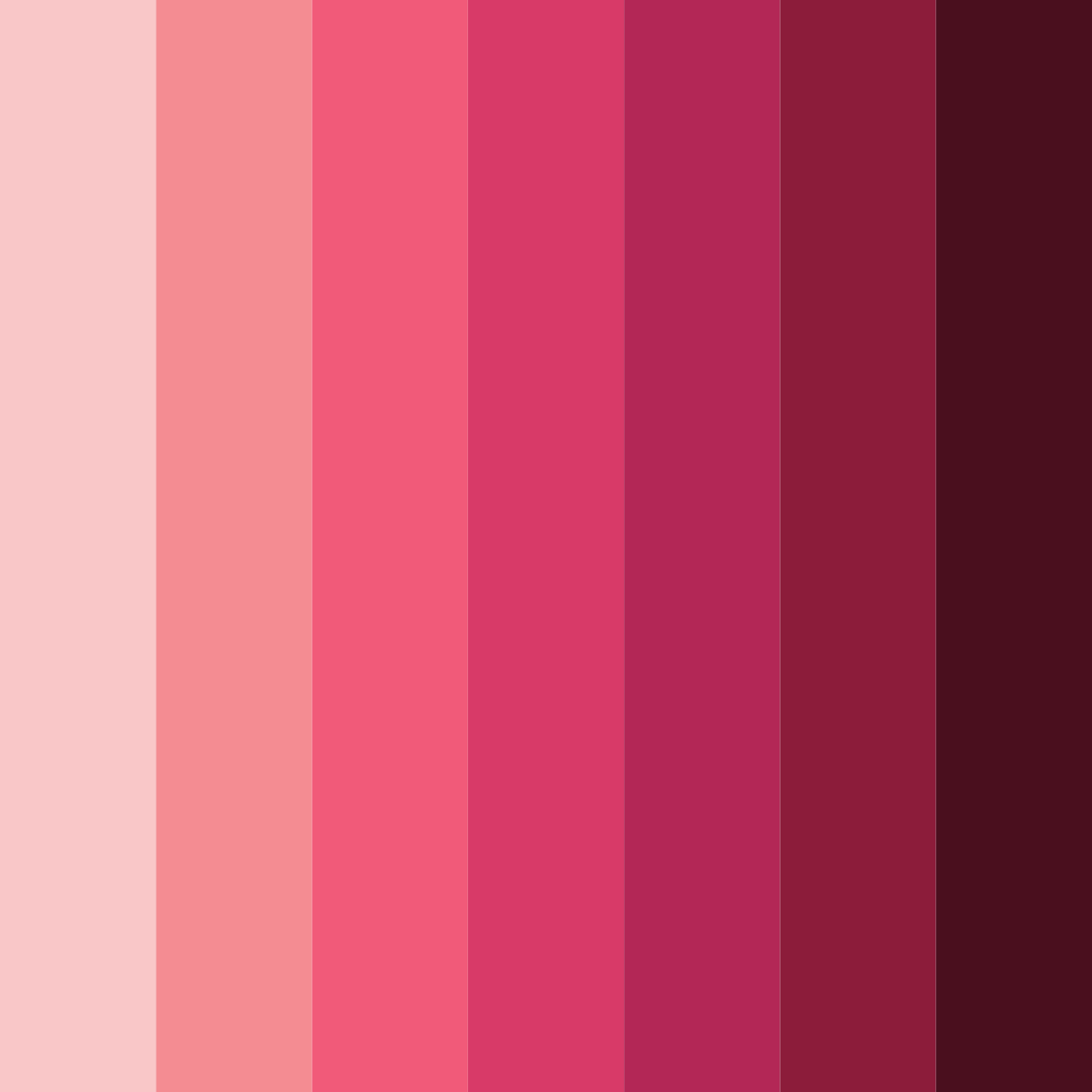 Download crimson carnage color palette PNG image (square)