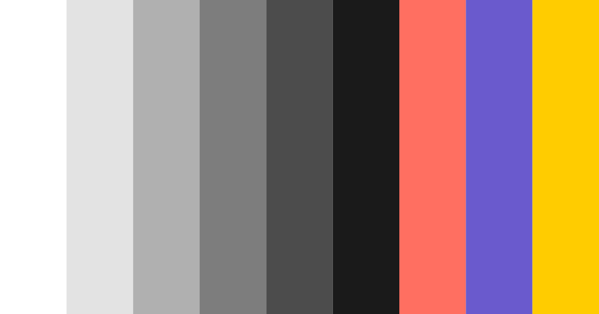 Download vivid black color palette PNG image (landscape)