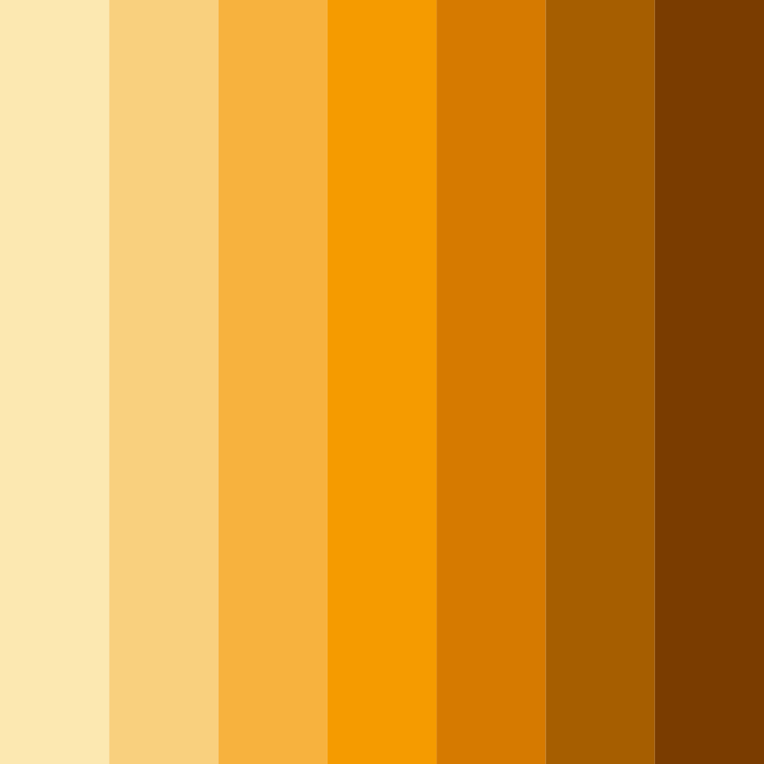 Download warm goodbye color palette PNG image (square)
