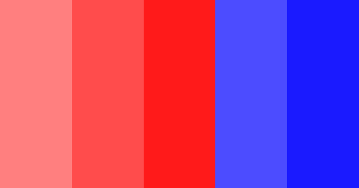 Download crimson clash vs. cobalt challenge color palette PNG image (landscape)