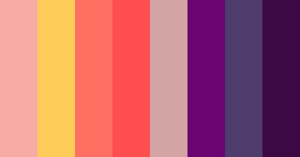 Download electric daze color palette PNG image (landscape)
