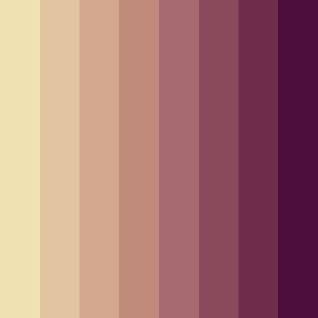 Download desert sunrise color palette PNG image (square)