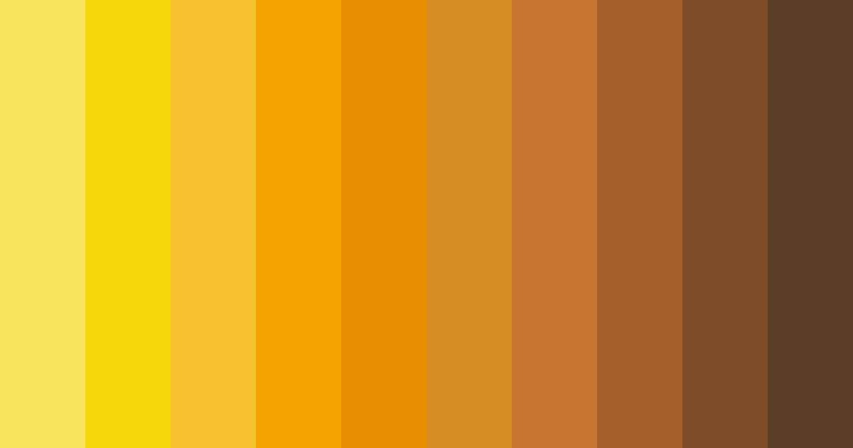Download yellow pikachu color palette PNG image (landscape)
