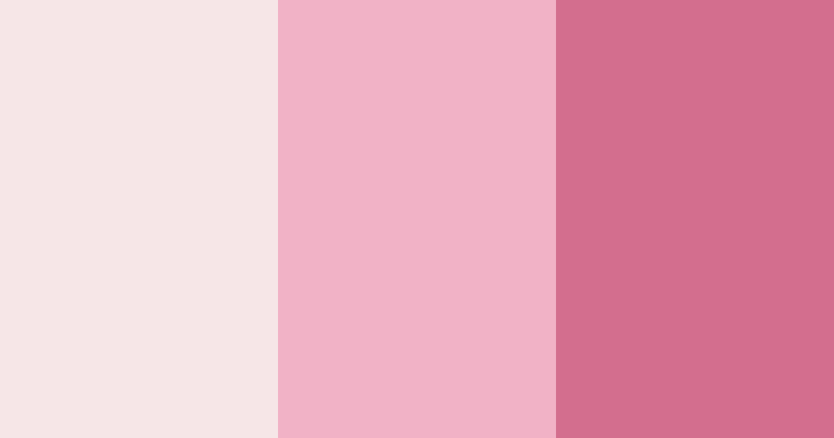 Download pink bridal color palette PNG image (landscape)