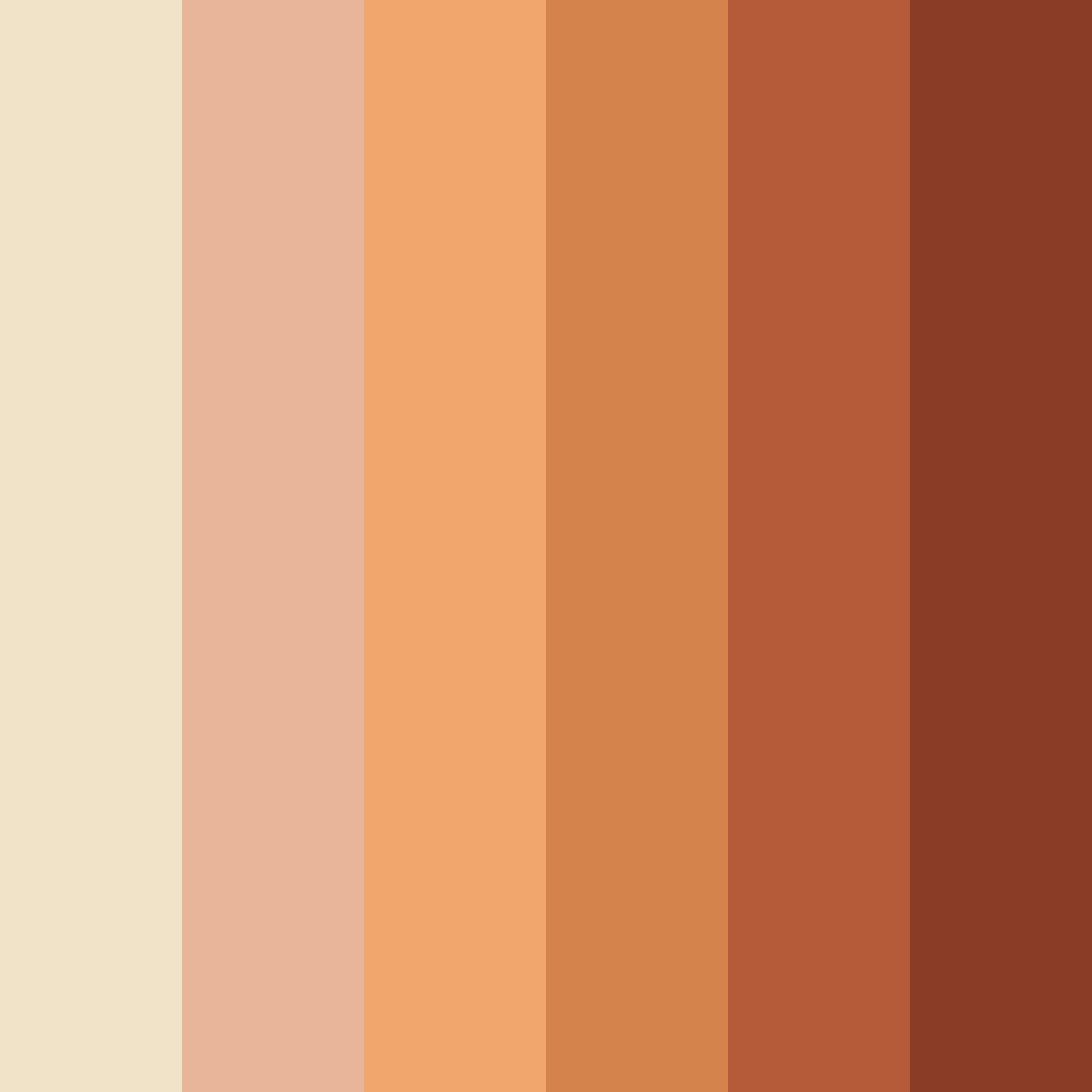 Download perseverance in earth tones color palette PNG image (square)
