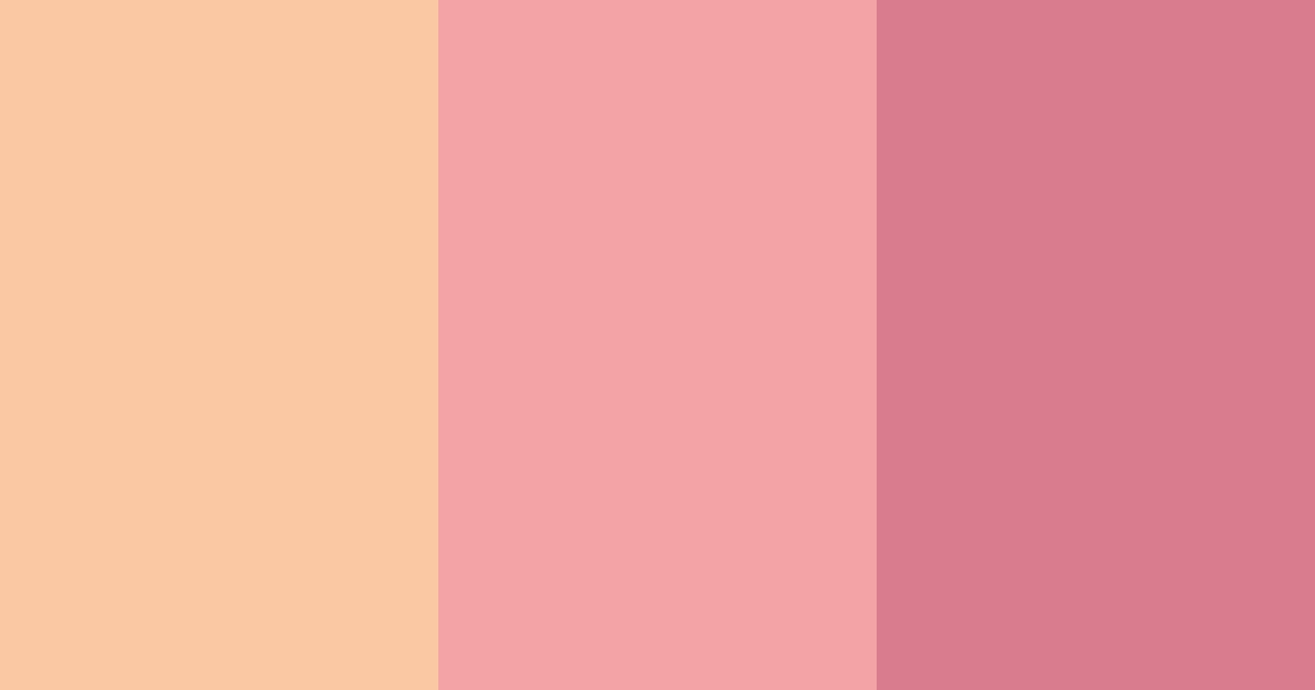 Download warm pink color palette PNG image (landscape)