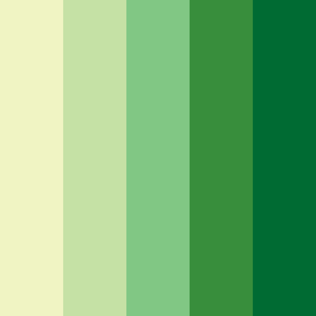 Download zenith greenscape color palette PNG image (square)