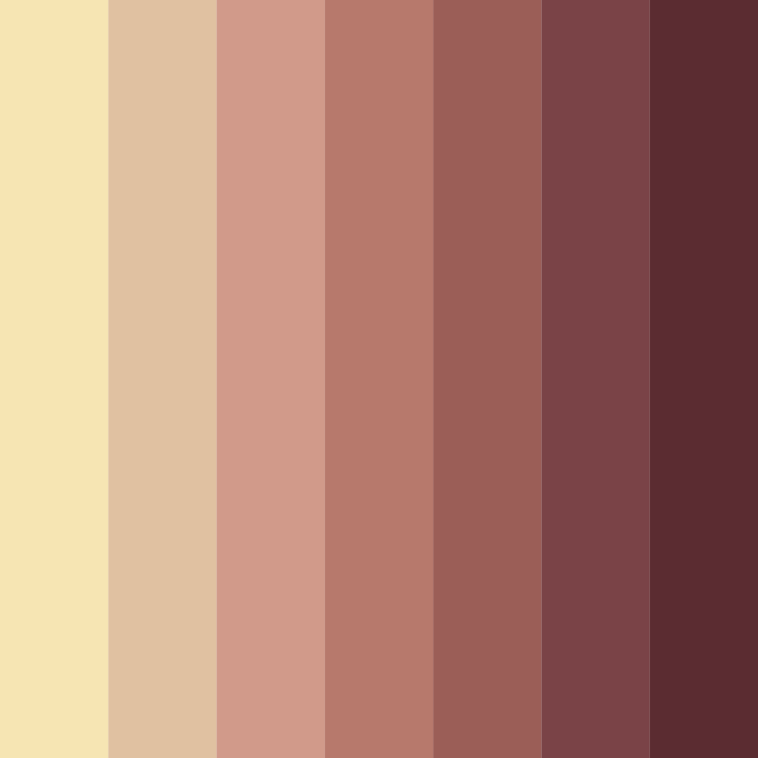 Download golden ratio reverie color palette PNG image (square)