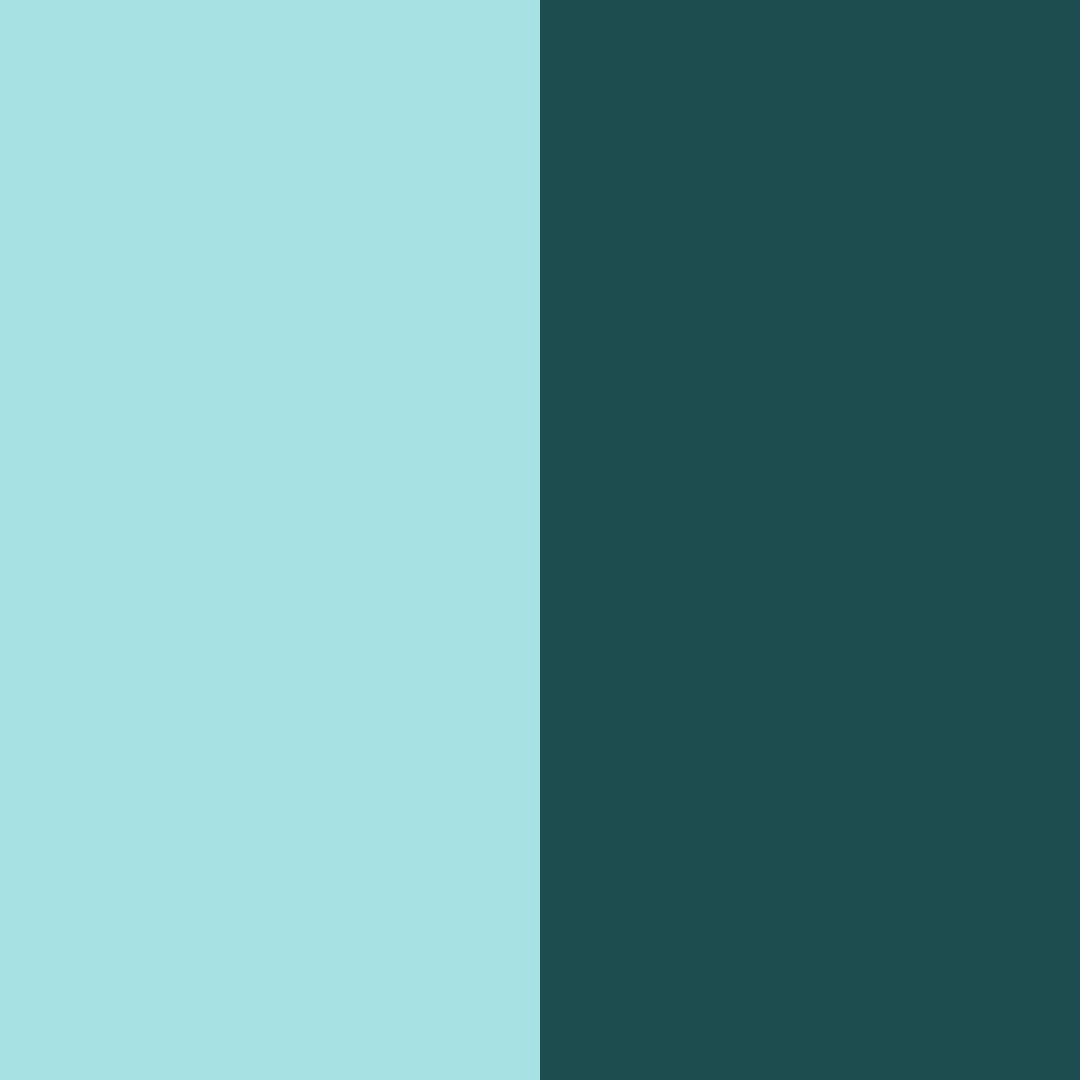 Download teal dreams color palette PNG image (square)
