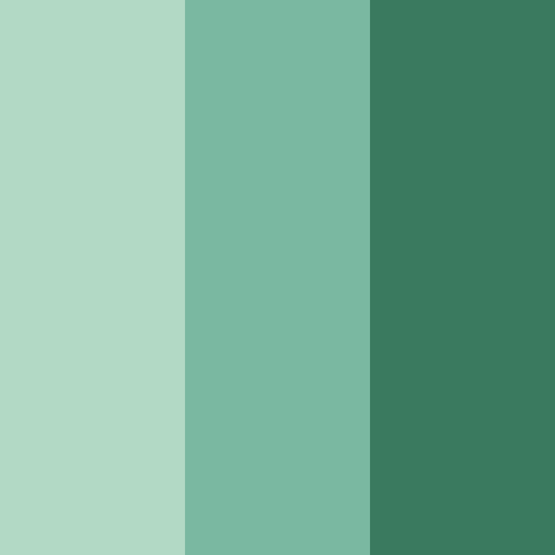 Download muted green color palette PNG image (square)