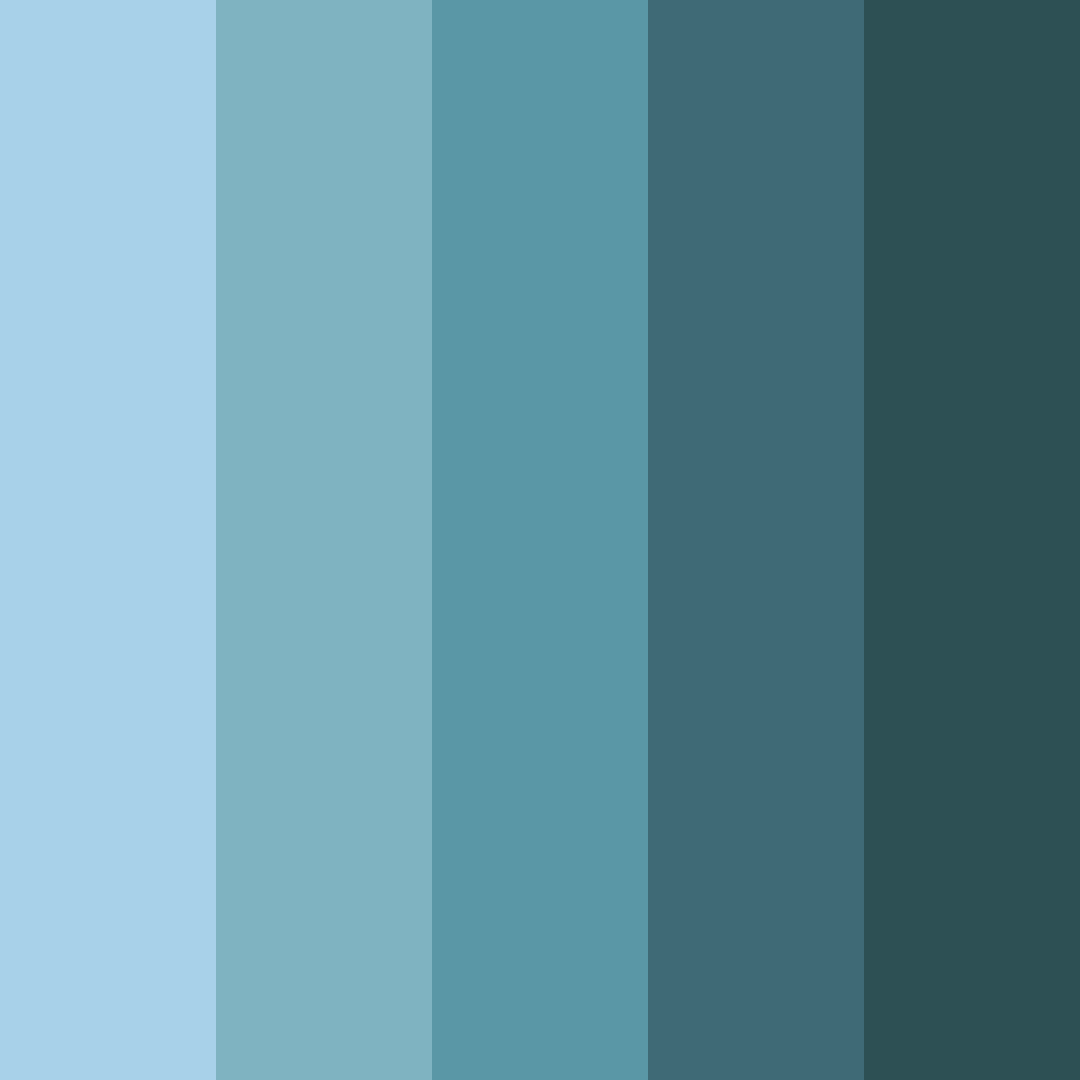 Download blue teracotta color palette PNG image (square)