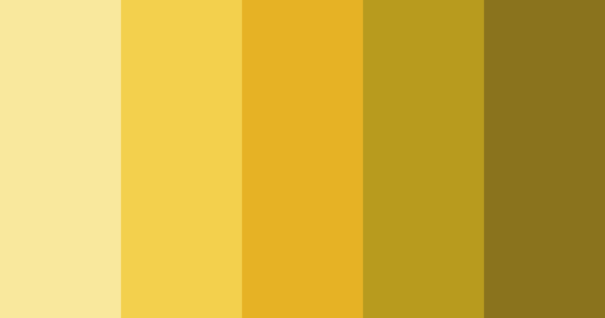 Download golden glow color palette PNG image (landscape)