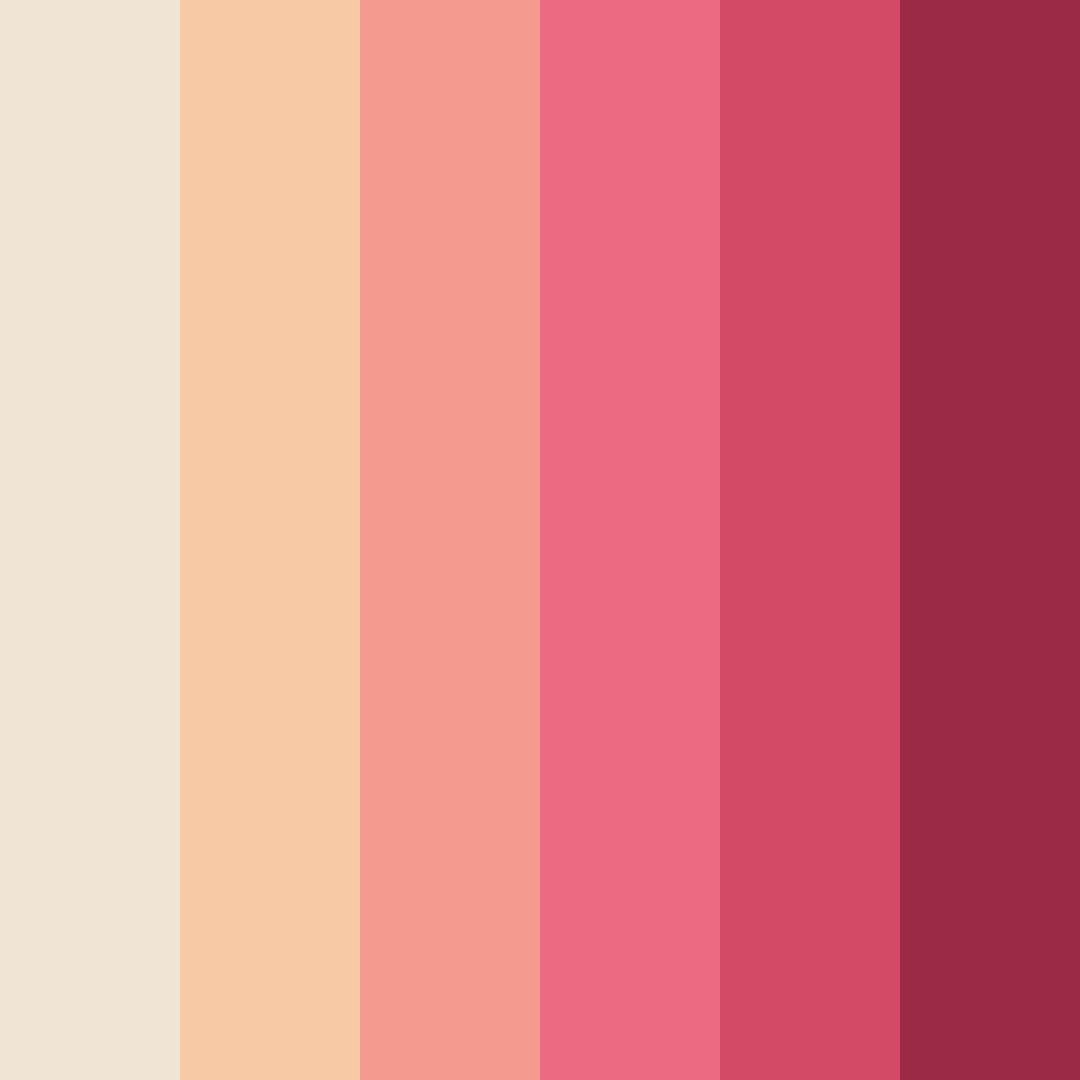 Download sunset blush color palette PNG image (square)