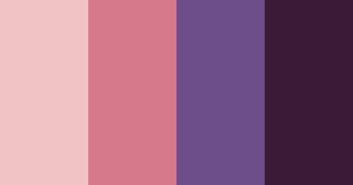 Download crimson twilight color palette PNG image (landscape)