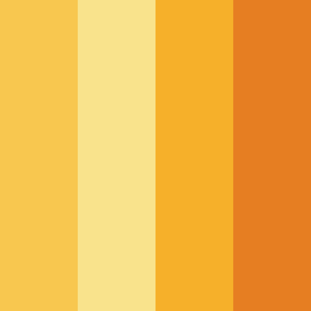 Download golden sale color palette PNG image (square)