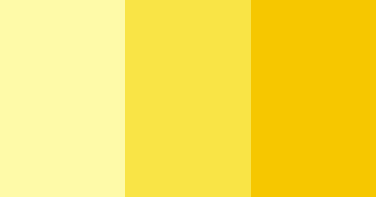 Download sunshine serenade color palette PNG image (landscape)