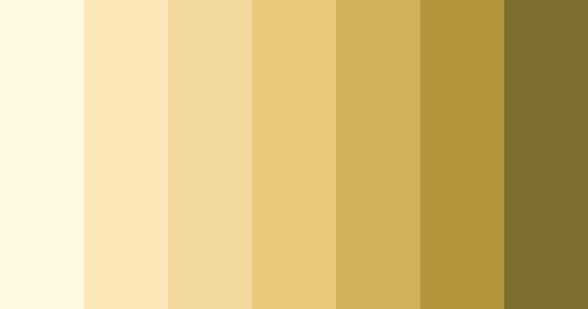 Download light gold color palette PNG image (landscape)