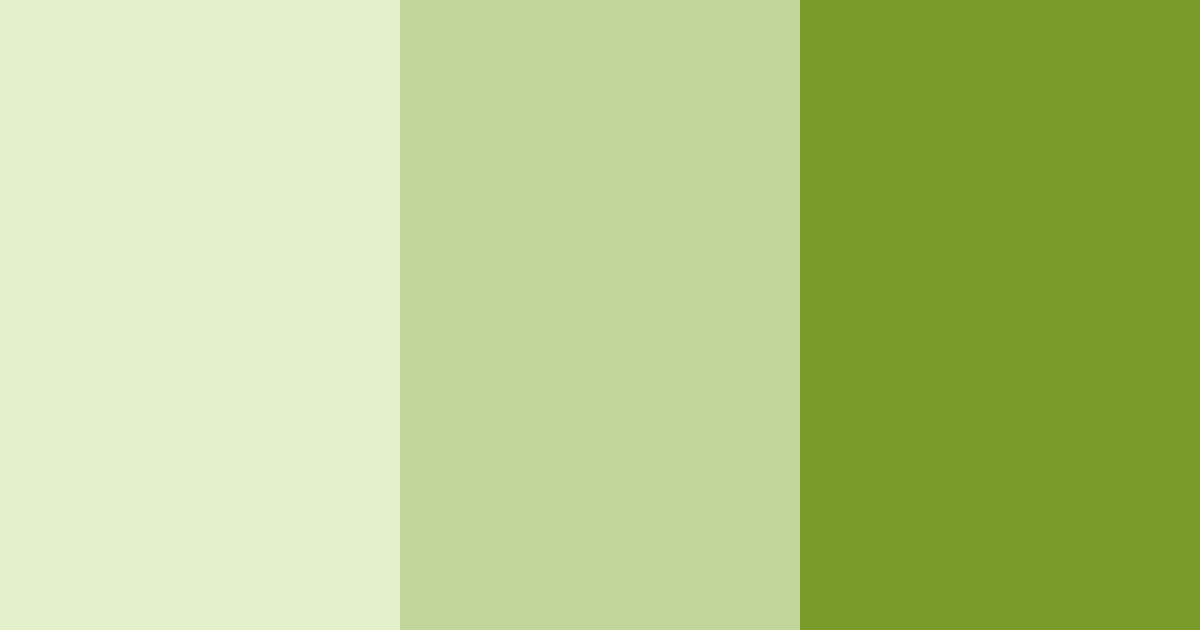 Download yellow green serenity color palette PNG image (landscape)