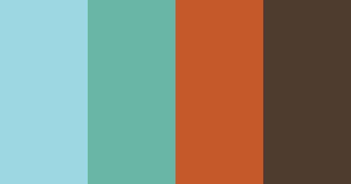 Download tropical earth serenity color palette PNG image (landscape)