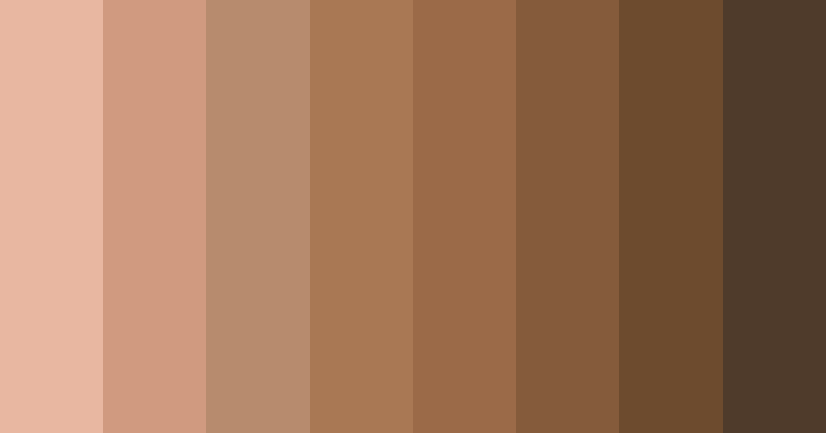 Download red brown harmony color palette PNG image (landscape)