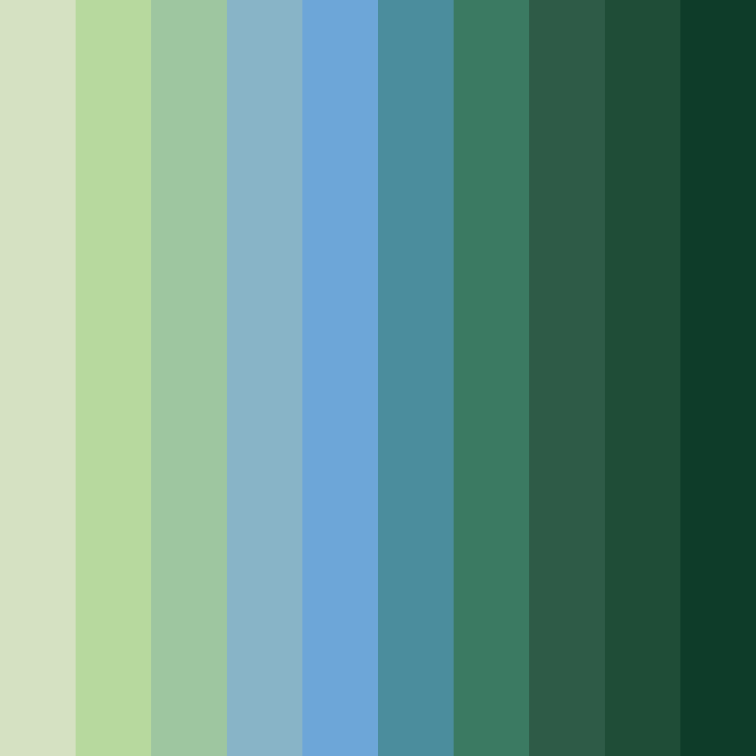 Download whispers of the wild color palette PNG image (square)