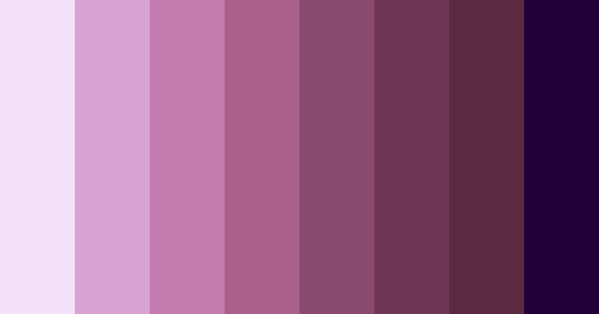 Download midnight bloom color palette PNG image (landscape)