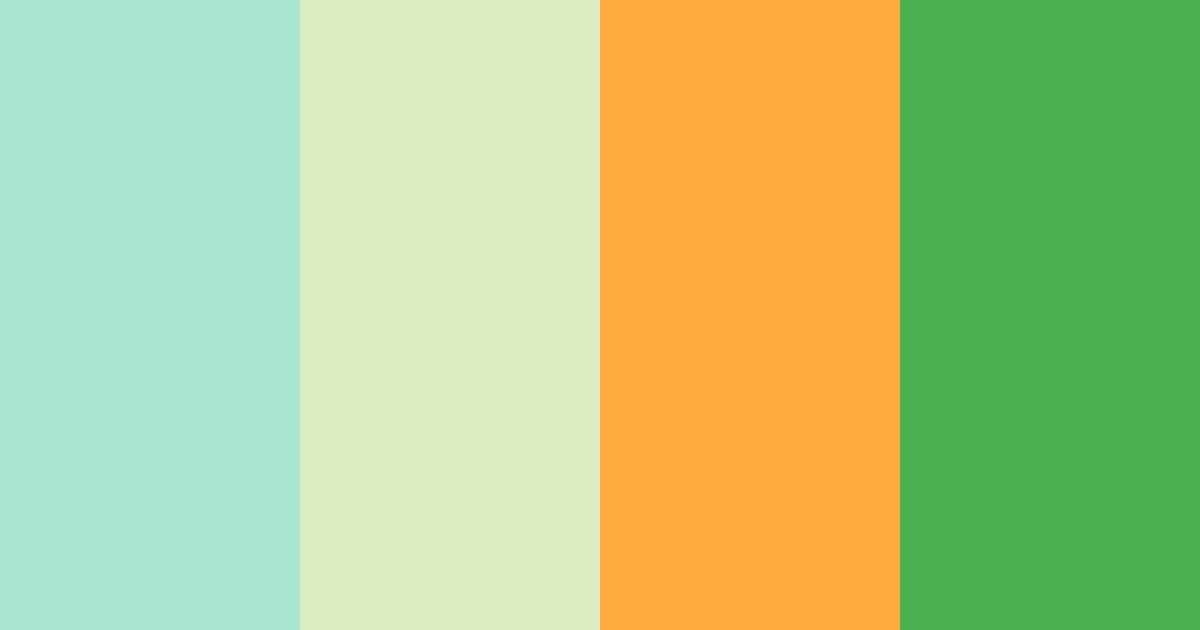 Download citrus grove color palette PNG image (landscape)