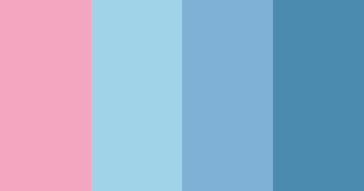Download pink blue dream color palette PNG image (landscape)