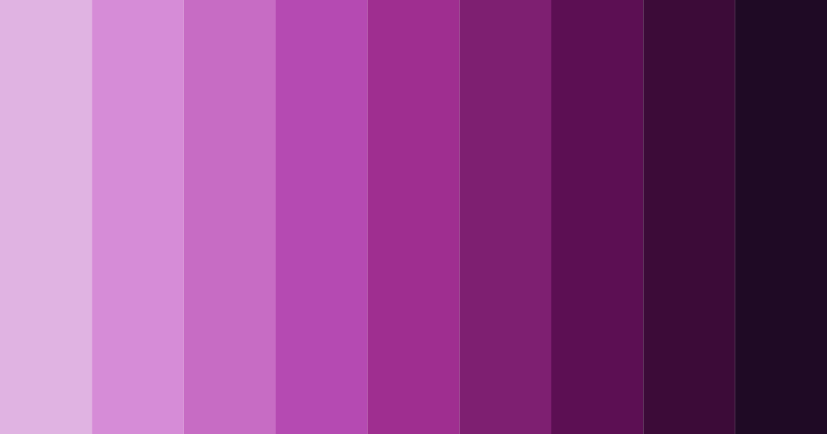 Download purple sunset color palette PNG image (landscape)