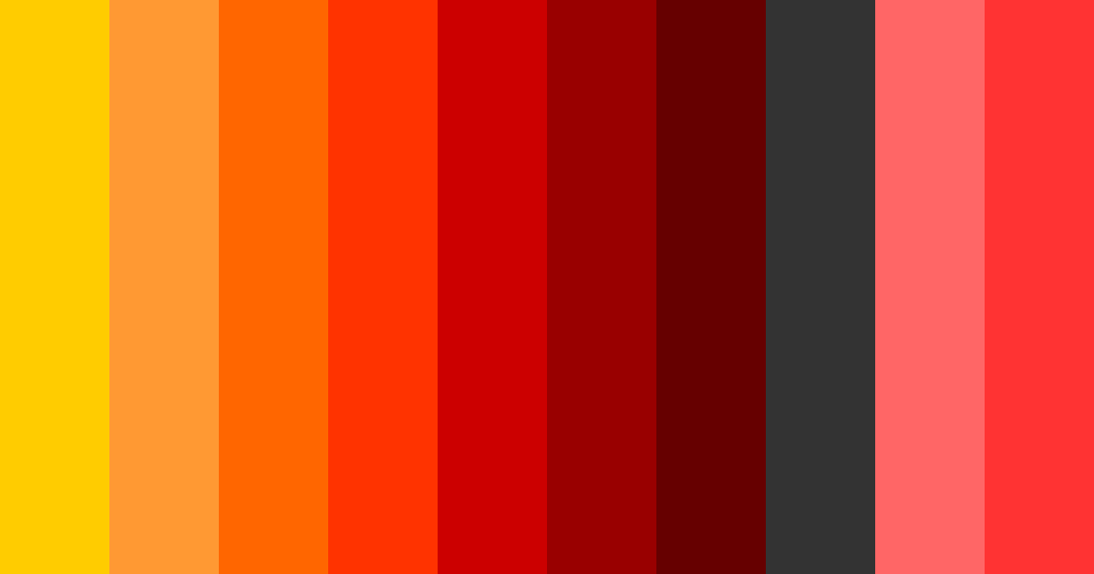 Download blazing ember color palette PNG image (landscape)