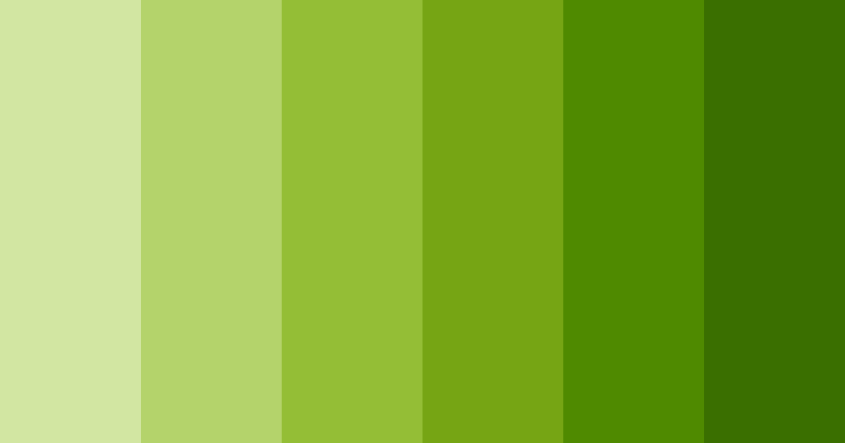 Download bright yellow green color palette PNG image (landscape)