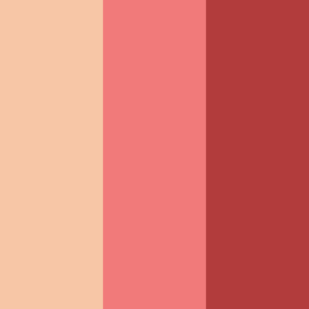 Download cherry blossom sunset color palette PNG image (square)