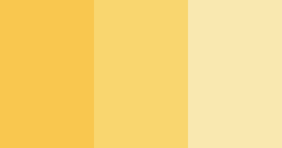Download sunshine serenade color palette PNG image (landscape)